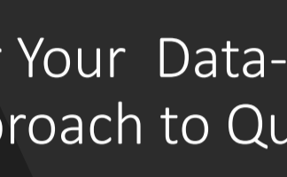 Helpful Recording Regarding Tools for Your Data Informed Approach to Quality