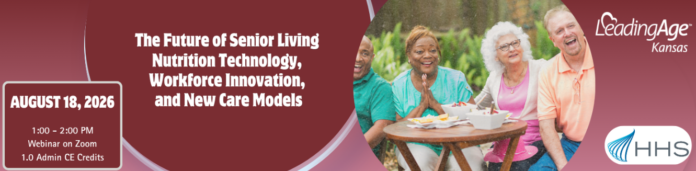 The Future of Senior Living Nutrition Technology, Workforce Innovation, and New Care Models